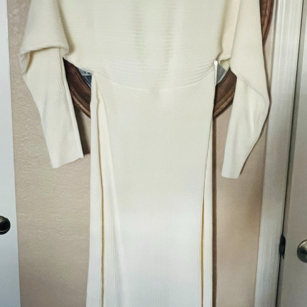 One-Shoulder Maxi Sweater Dress